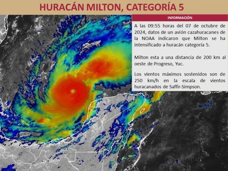 Huracán Milton: así puedes seguirlo EN VIVO ante su inminente llegada a Yucatán