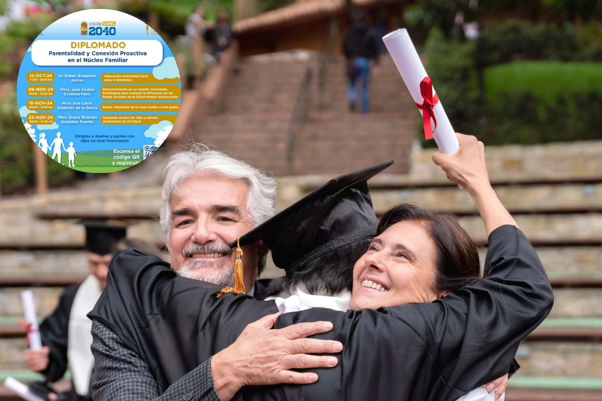 La UANL sigue innovando y demostrando que la educación es un esfuerzo conjunto que involucra a toda la familia. Foto: UANL/Canva.