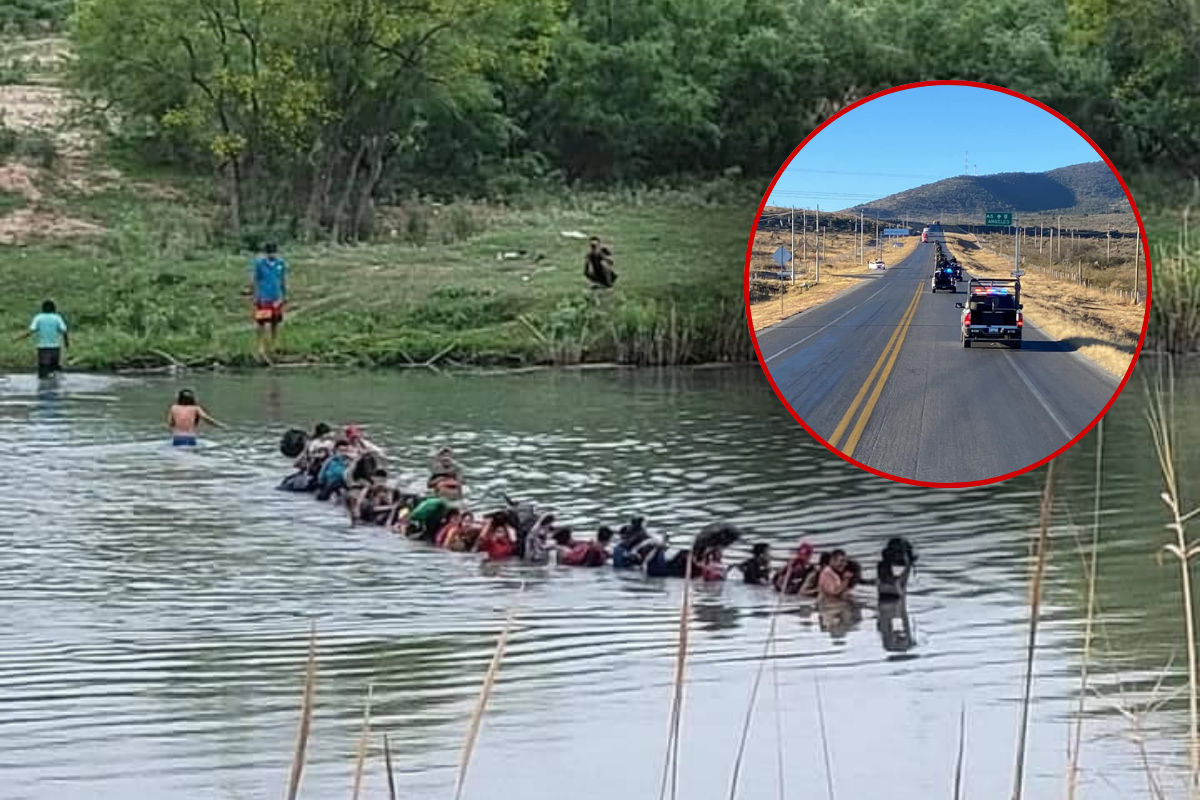 Migrantes en su paso por Coahuila | Operativo de Seguridad de la Policía del Estado de Coahuila / Foto: Auden B. Cabello | Policía de Coahuila | Gobierno de Coahuila