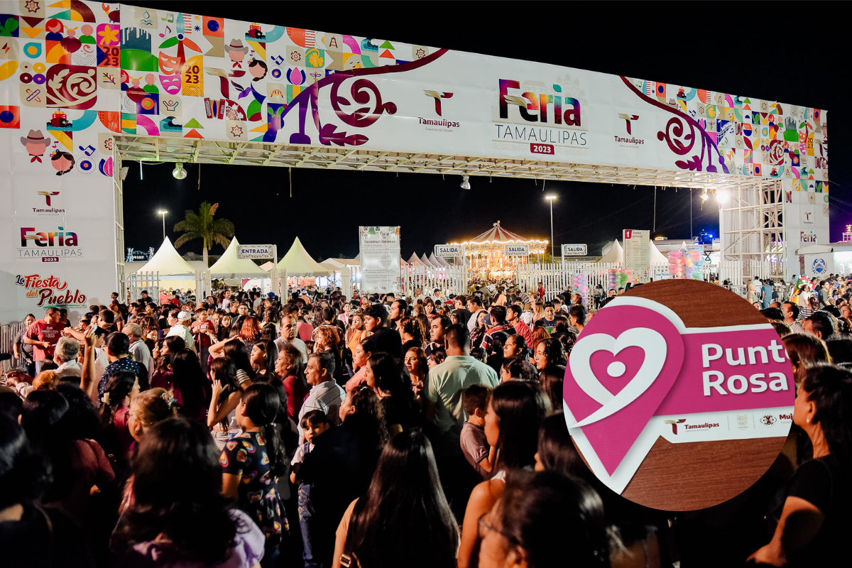 Punto Rosa es una iniciativa del Gobierno de Tamaulipas para garantizar espacios seguros para las mujeres. Foto: Victoria Jiménez Canva