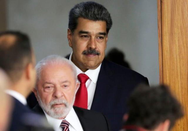 Lula Da Silva y Nicolás Maduro en una reunión de la CELAC. Foto: Emol.