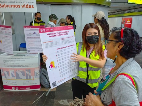 'Salvemos Vidas': Metro dará atención psicoeducativa en tres Líneas