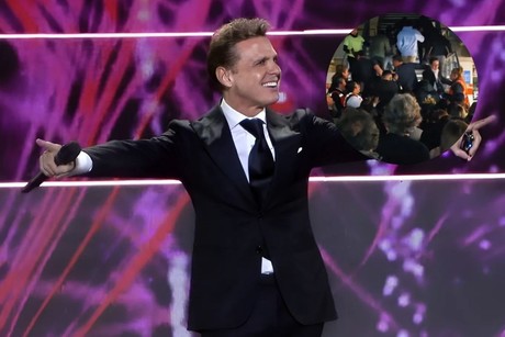 Luis Miguel desata furor al salir en helicóptero de la Arena CDMX | VIDEO