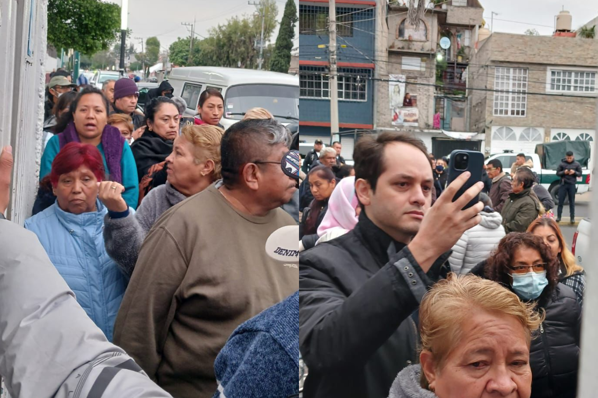 Ciudadanos se manifestaron por falta de fichas. Foto: Ramón Ramírez