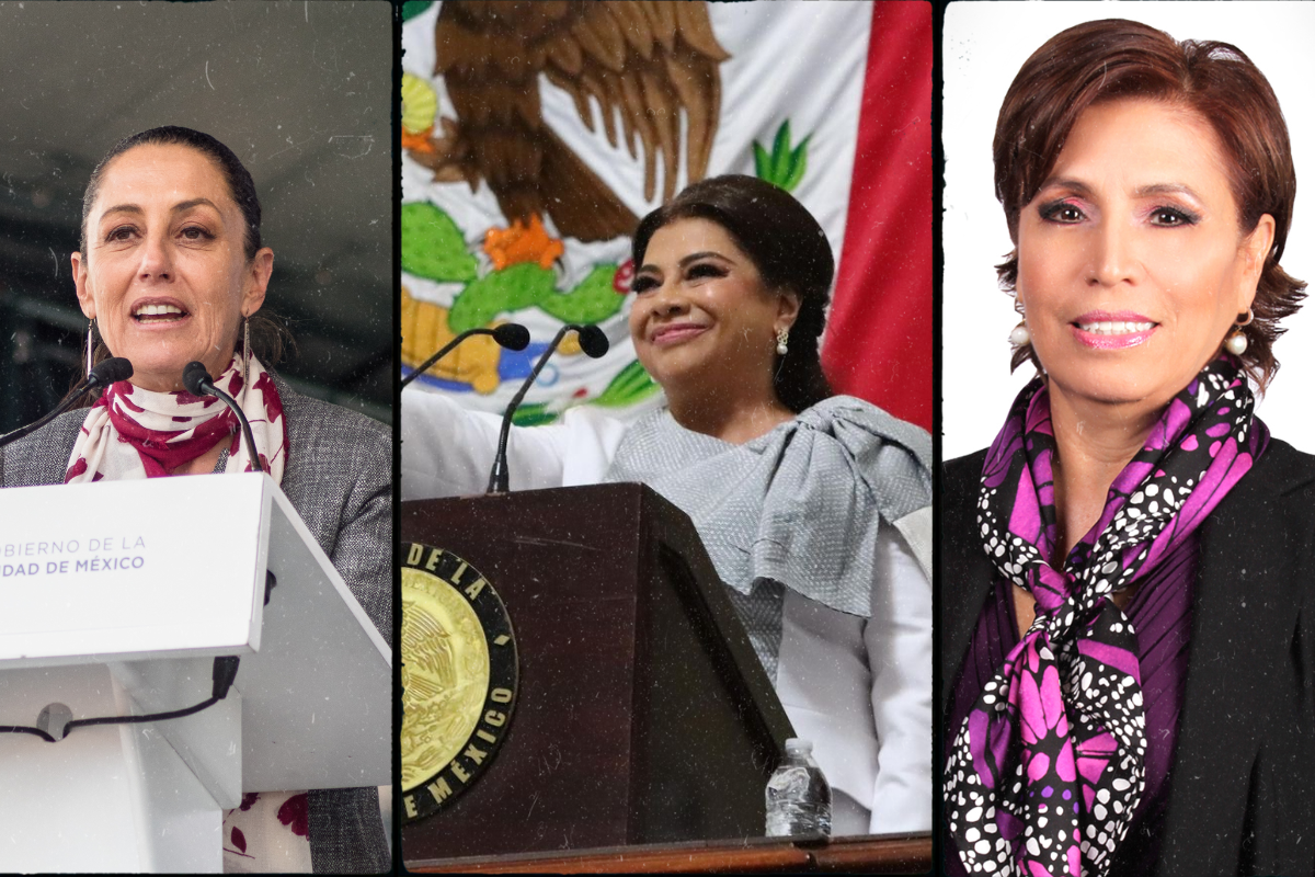 Claudia Shienbaum, Clara Brugada y Rosario Robles. Foto: @ClaraBrugadaM/ Wikipedia