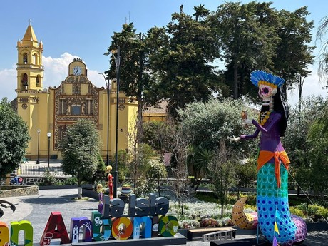 Día de Muertos: Estas son las Catrinas monumentales de San Antonio La Isla