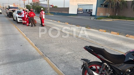 Derrape en la Ecovía: Motociclista resulta herido tras perder el control (FOTOS)