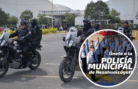 ¿Buscas trabajo? Abren convocatoria para policías en Nezahualcóyotl