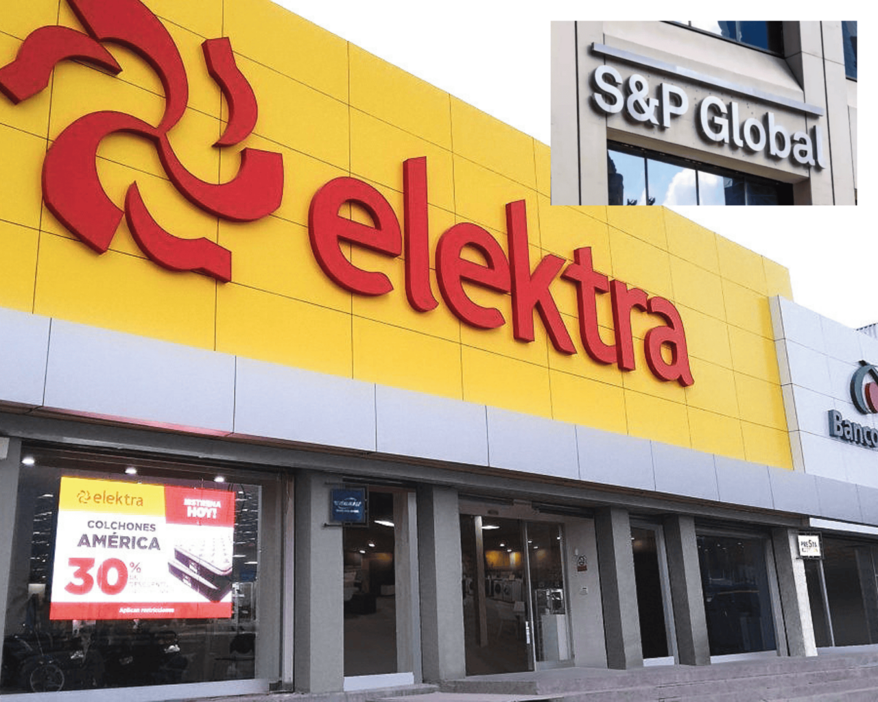 S and P advirtió que Grupo Elektra está expuesta a la posible materialización de contingencias fiscales significativas, lo que podría impactar aún más en la calidad crediticia de la empresa. Foto: Redes sociales