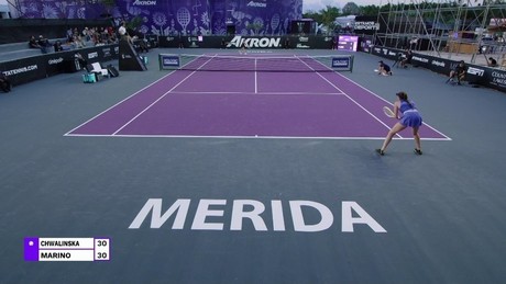 Mérida Open WTA 250: estos son los resultados de la primera jornada