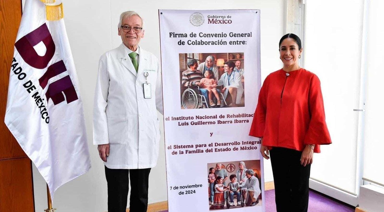 Firman convenio para atención médica a personas con discapacidad en Edomex. Foto: TexcocoOn