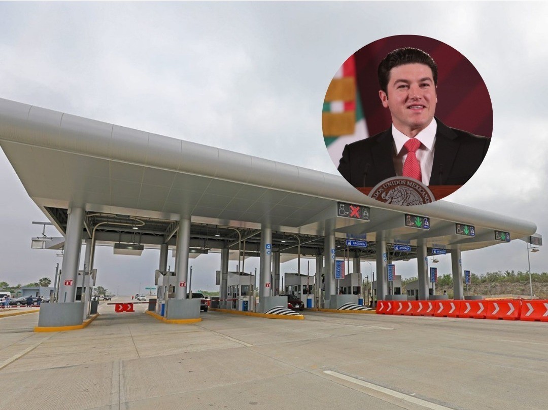 Samuel García presumiendo la inversión que habrá por el nuevo Periférico. Foto: Canva - POSTA MX.