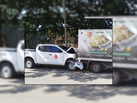 Accidentes en Yucatán: carambola deja varios vehículos dañados en Mérida