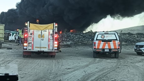 Incendio en SIMEPRODE: Protección Civil Nuevo León atiende emergencia