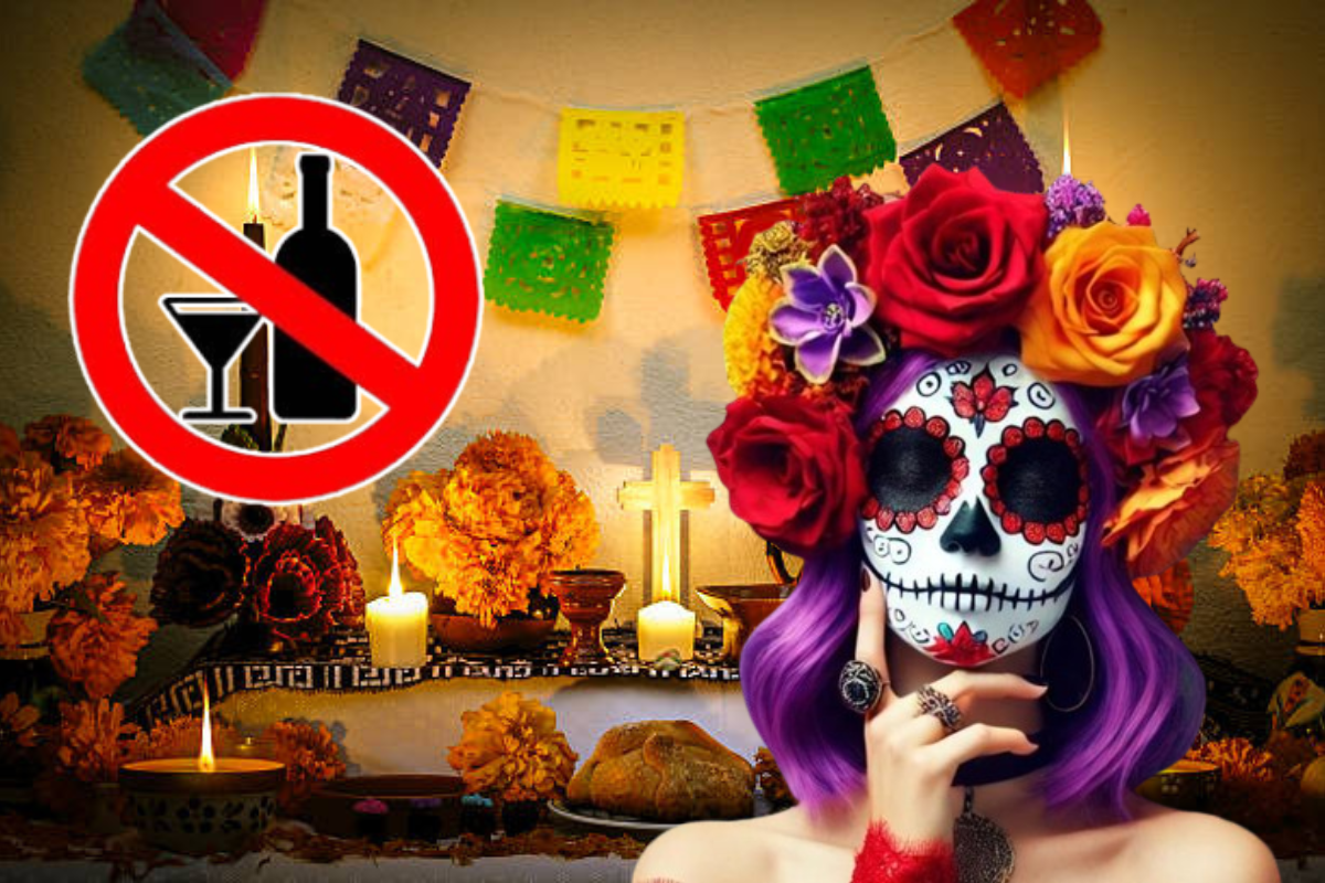 Día de Muertos con Ley Seca.    Foto: Especial