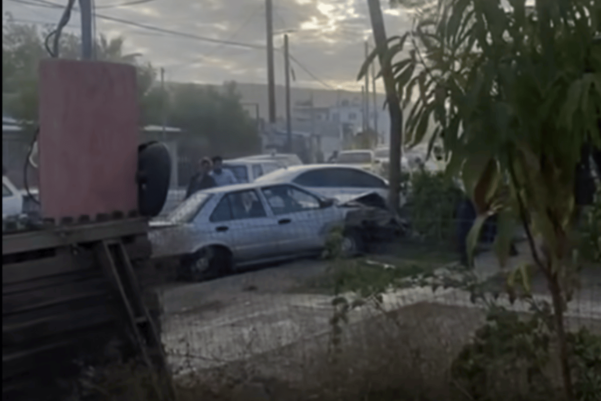 Joven choca en La Paz. Foto: Más Noticias de BCS