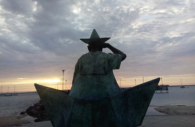 El famoso 'Marinerito', en realidad, se llama 'El viejo y el mar'. Fotos: Modesto Peralta Delgado.