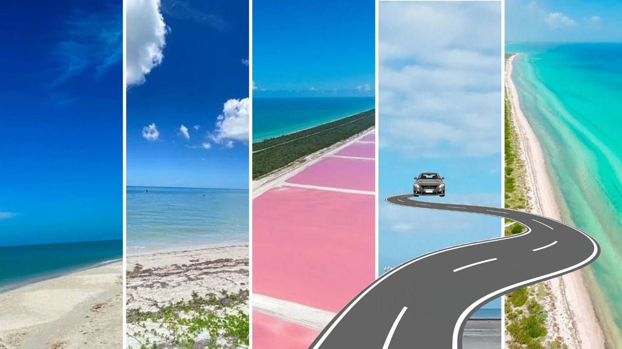 Los paisajes que ofrecen estos puertos cerca de las carreteras son hermosas postales Foto: Gobierno de Yucatán/Ilustrativa/Freepik/Turismo Yucatán