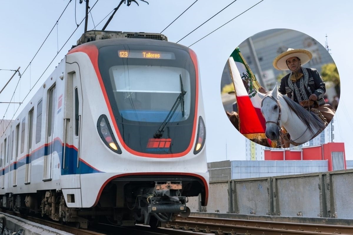 Metrorrey te lleva gratis al desfile por el 114 aniversario de la Revolución Mexicana en el centro de Monterrey. Foto: Facebook Metrorrey / Facebook: Gobierno de Monterrey