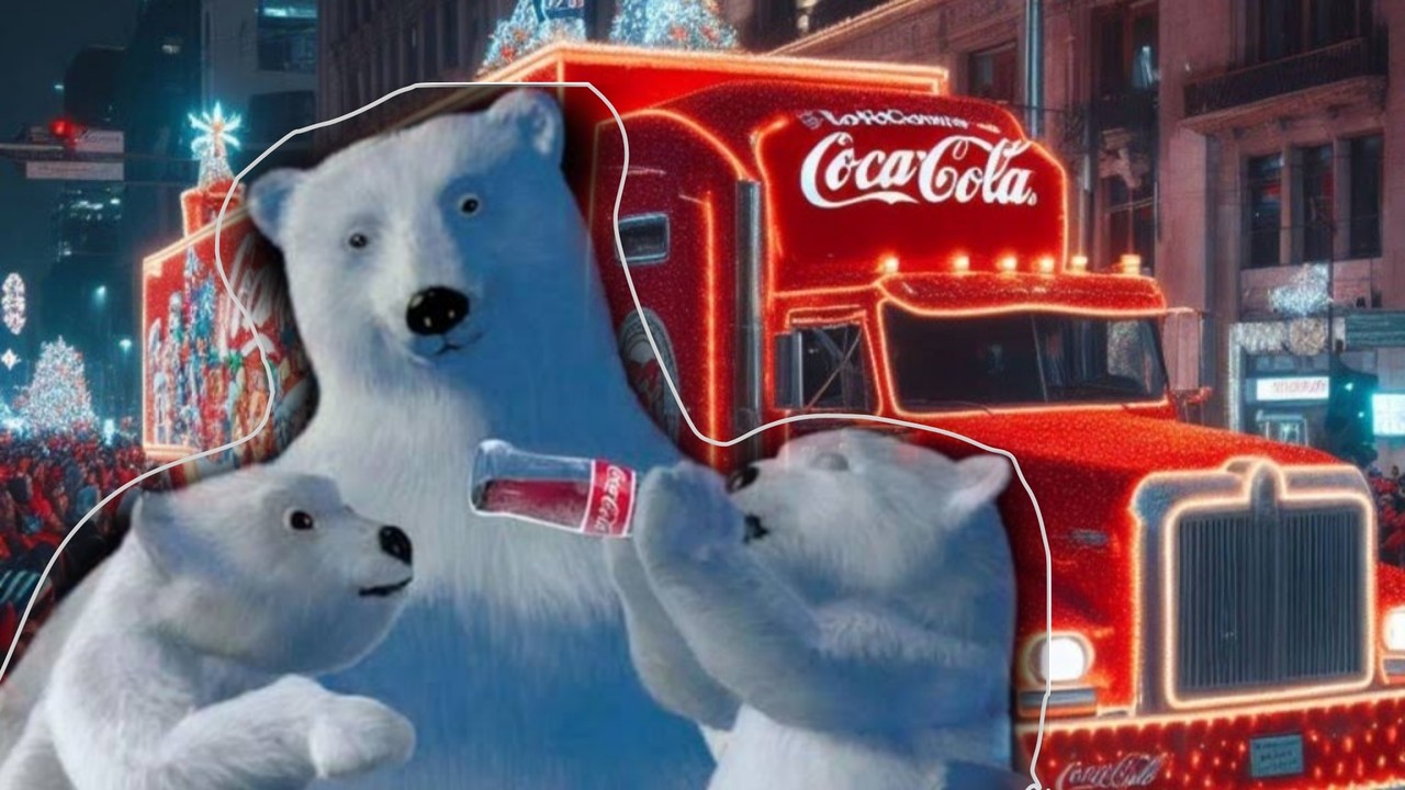 La magia de la Navidad llega en el mes de diciembre a Toluca. Imagen: 24-HORAS/COCA - COLA