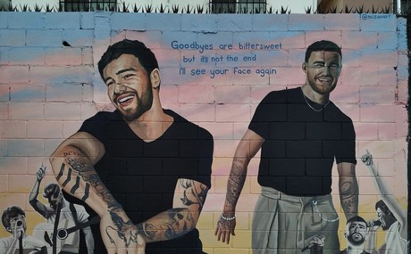 Líam Payne; le rinden mural en San Nicolás en honor al cantante