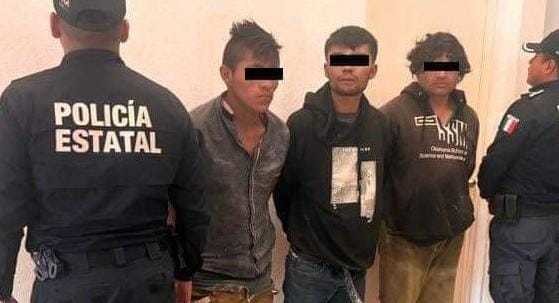 Atrapados y a punto de ser linchados: banda de ladrones detenida en Lerma. Foto: @SS_Edomex