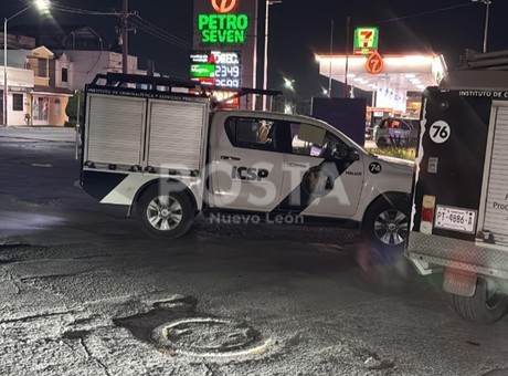 Terror en Apodaca: Atacan delincuentes a policías y escapan (VIDEO)