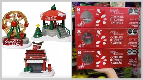 Villas navideñas: cómo conseguir las peculiares figuras coleccionables de Coca Cola