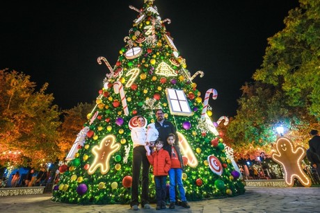 Navidad 2024: una fiesta llena de luces, música y tradición en Santiago