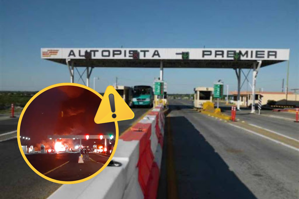 Cierre en la Autopista Premier / Foto: Supercarreteras | Daniel Farías | Camelia Muñoz