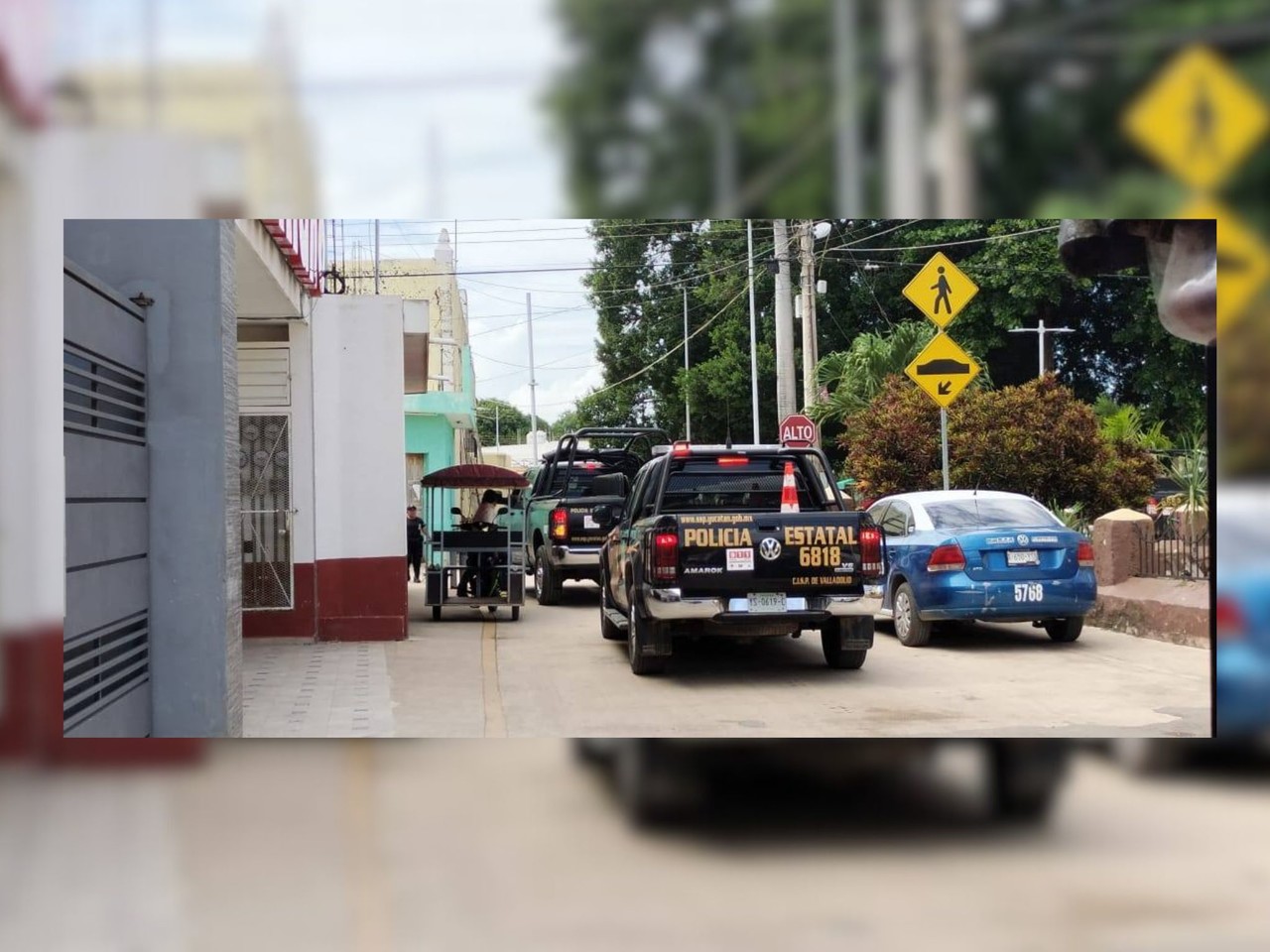 Chemax se volvió a teñir de sangre luego que esta mañana de viernes dos sujetos fueran lesionados con un machete.- Foto de Telesur Yucatán