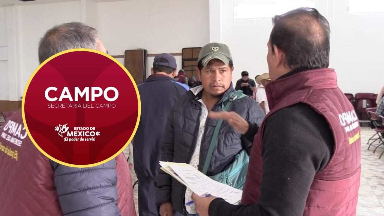 Gobierno mexiquense dará hasta 30 mil pesos a hombres de estos municipios. Foto: Secretaría del Campo