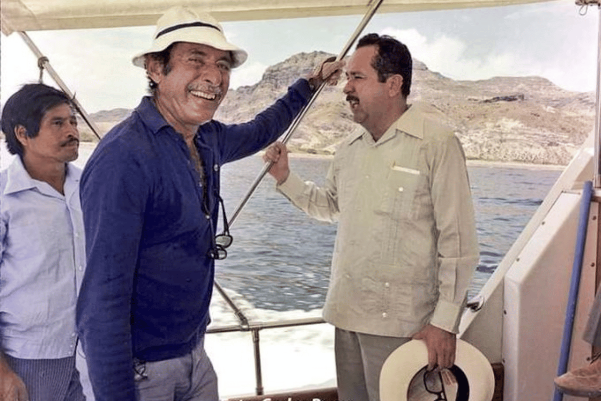 Ángel César Mendoza Arámburo junto a Francisco King Rondero. Foto: Archivo histórico / X