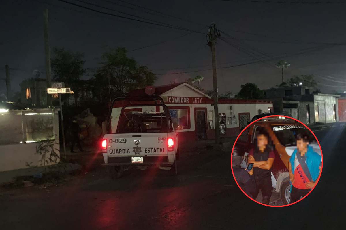 El incidente fue atendido por guardianes estatales sin que se reportara la detención de personas. Foto: Carlos García