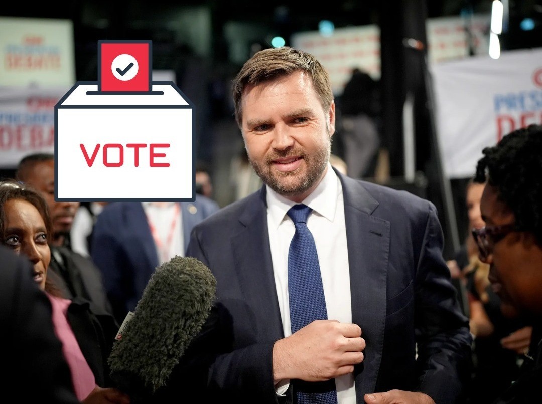 JD Vance, el candidato republicano a la vicepresidencia. Foto: Canva - Wired.