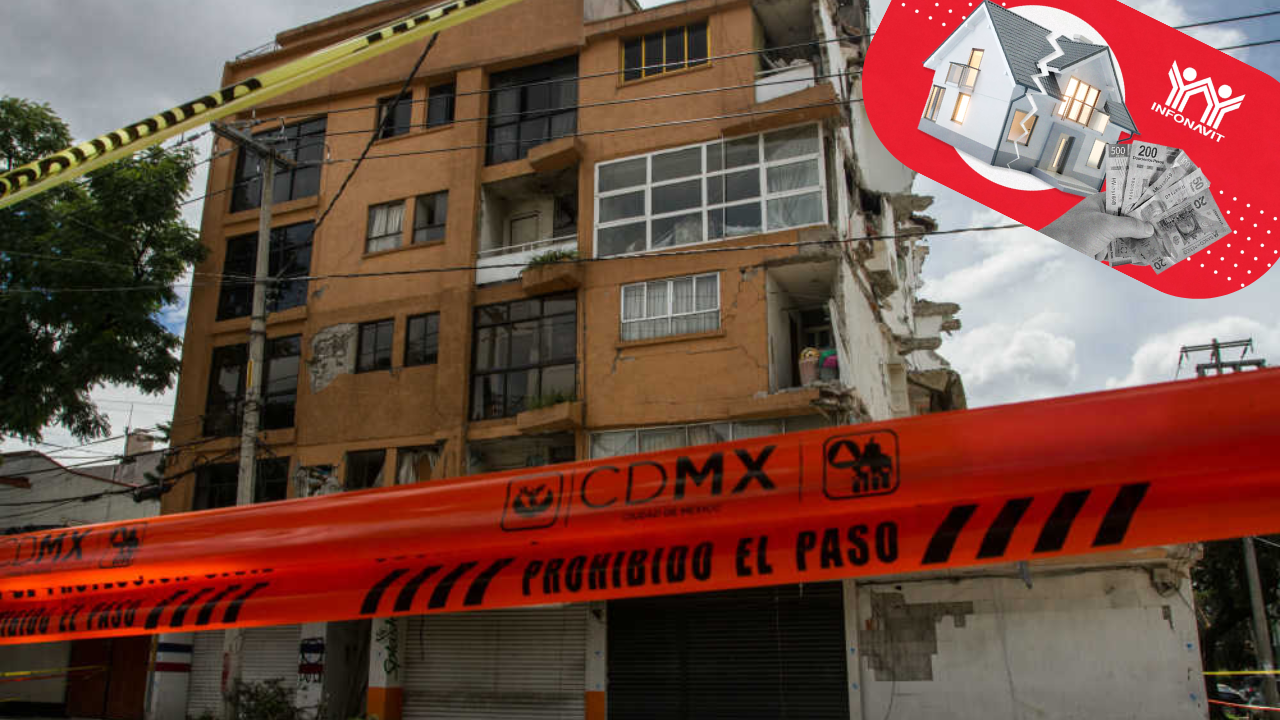 ¿Tu casa tiene daños por algún sismo? Así te protege el Infonavit