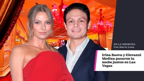 Irina Baeva y Giovanni Medina pasaron la noche juntos en las Vegas