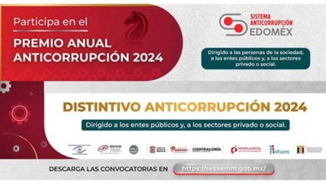 Buscan enfrentar la corrupción en Edomex y darán un distintivo a quién lo evite