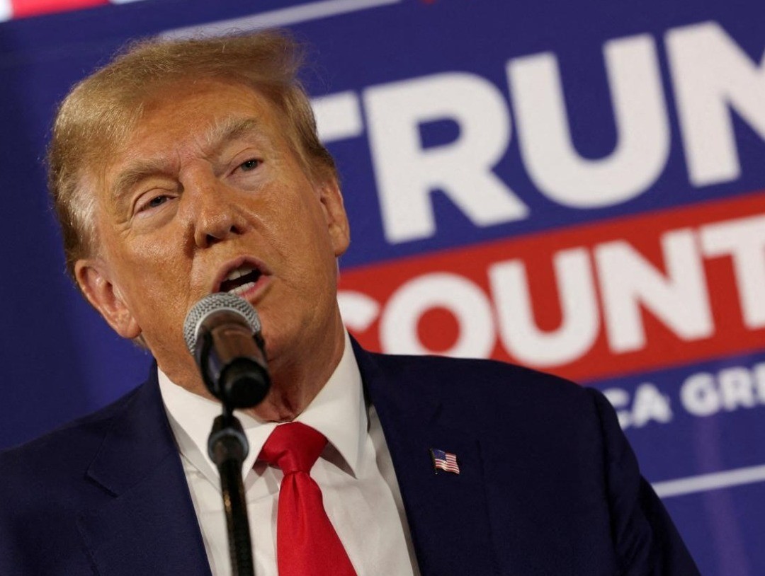 Donald Trump en un evento de campaña en Ohio. Foto: AP.