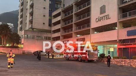 Alarma incendio en edificio al sur de Monterrey