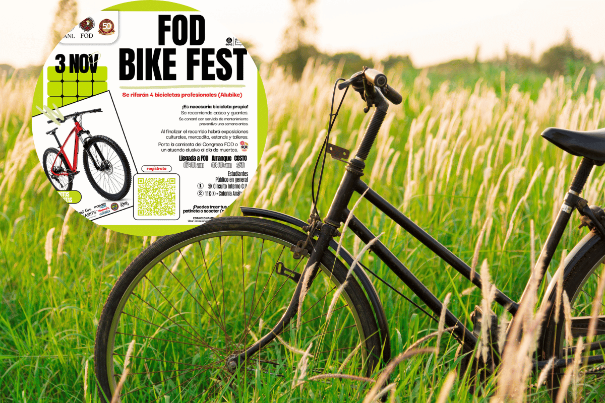 El Bike Fest de la UANL representa una excelente oportunidad para disfrutar de un día lleno de actividades al aire libre. Foto: UANL.