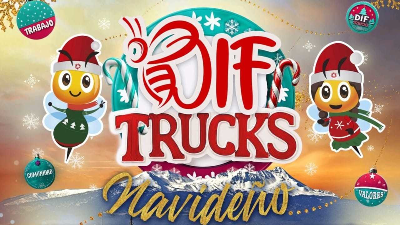 ¿Quieres ser parte del DIFTruck’s Navideño? Aquí te decimos cómo participar. Foto: DIF Toluca