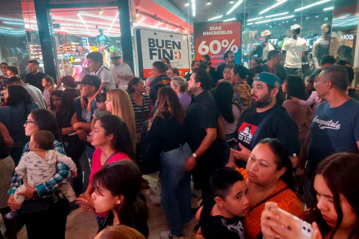 Hoy inició el Buen Fin 2024 en La Paz. Fotos: Héctor Romero.