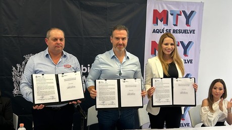 Monterrey y CMIC firman convenio en apoyo del DIF municipal