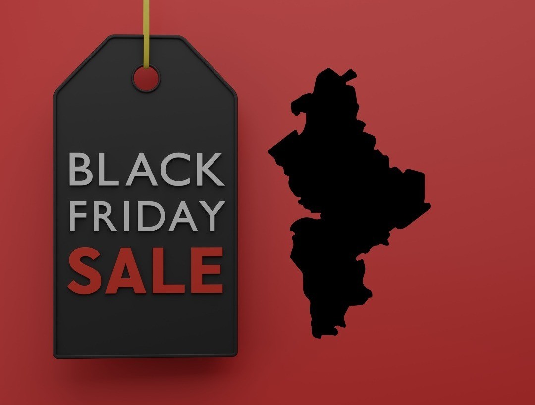 Anuncio de la venta de Black Friday para los regios que aprovechan sus ofertas. Foto: Canva.