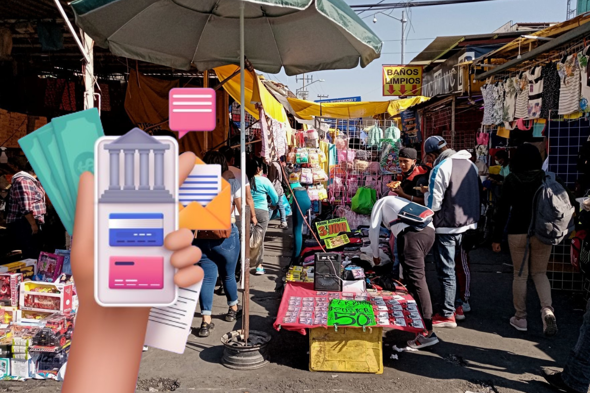 Puestos de comercio informa en la CDMX.      Foto: Especial