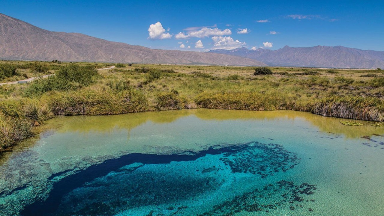 Imagen de la Poza Azul en Cuatro Ciénegas. (Fotografía: México Desconocido)