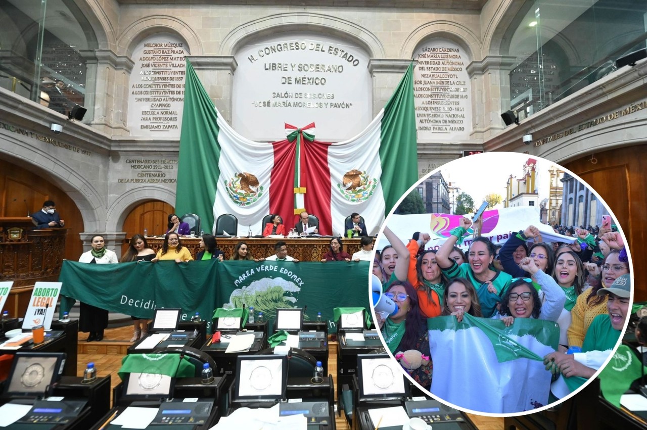 El Estado de México aprobó no criminalizar a las mujeres por recurrir al aborto. Imagen: @Legismex