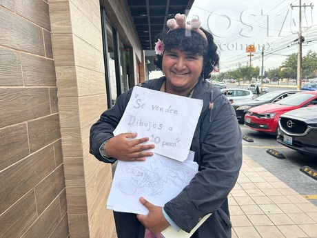 Conoce a Alondra, la joven regia que vende sus dibujos para conocer Disneyland