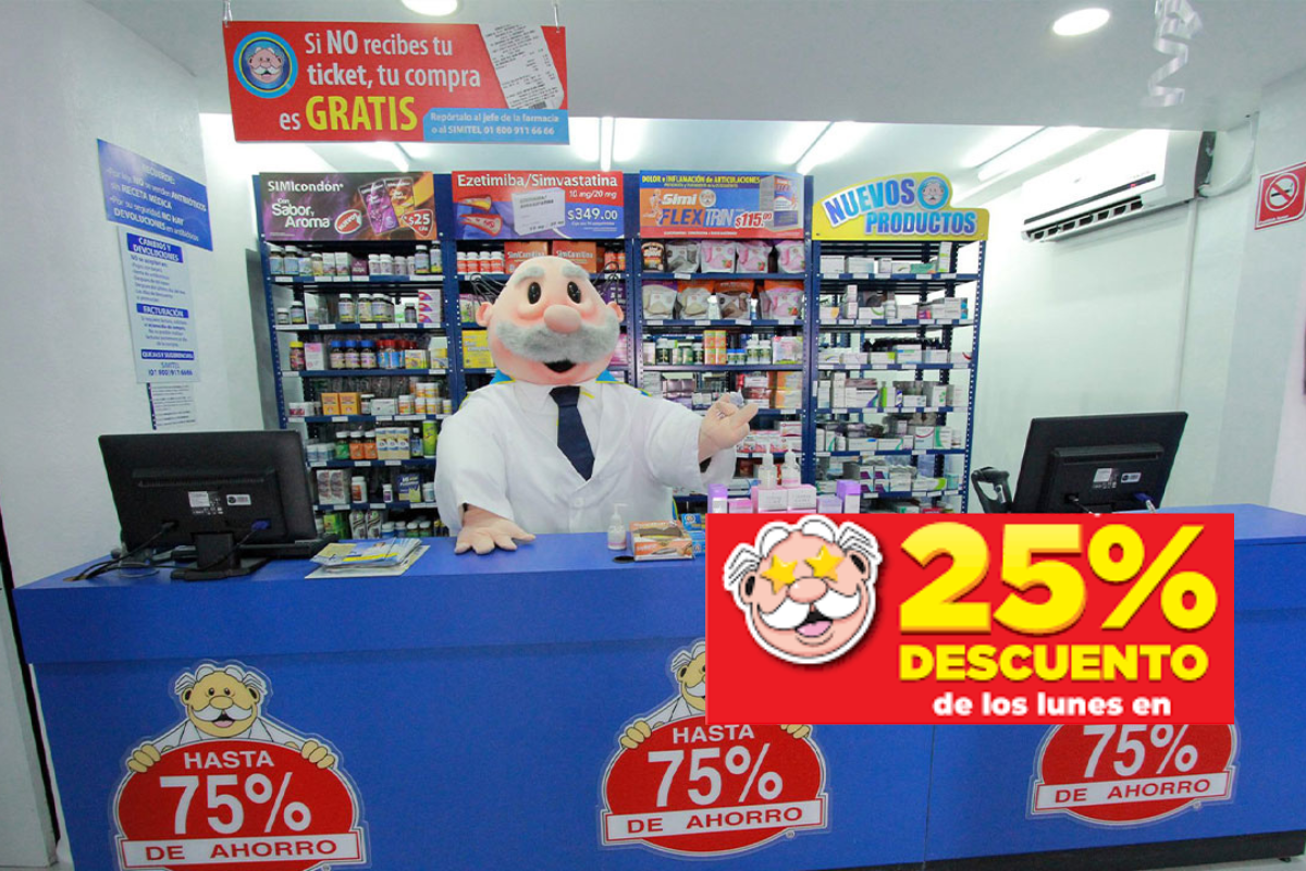 Farmacias Similares con descuentos.         Foto: Especial